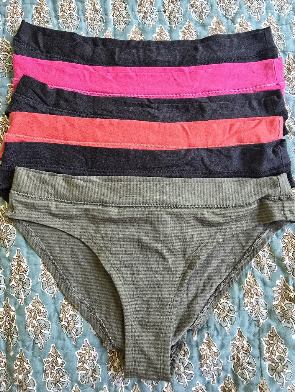 Lot of 6 Pairs Toad&Co Tencel Bikini Underwear Women's Size Medium (8-10)